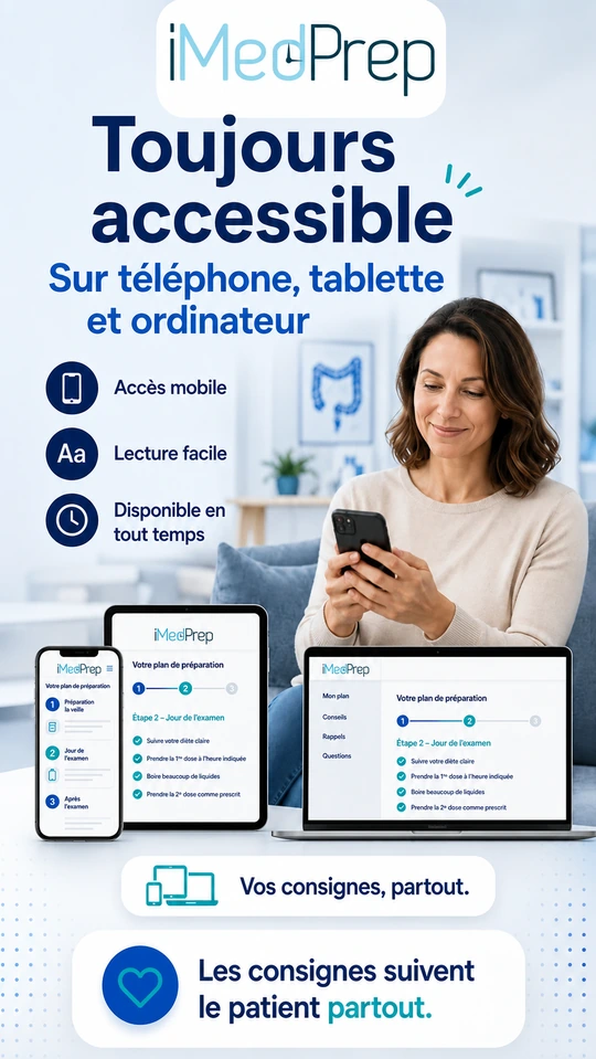 Préparation accessible partout