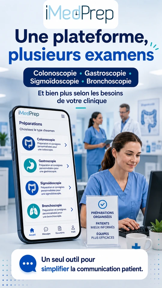 Patient mieux préparé avec iMedPrep